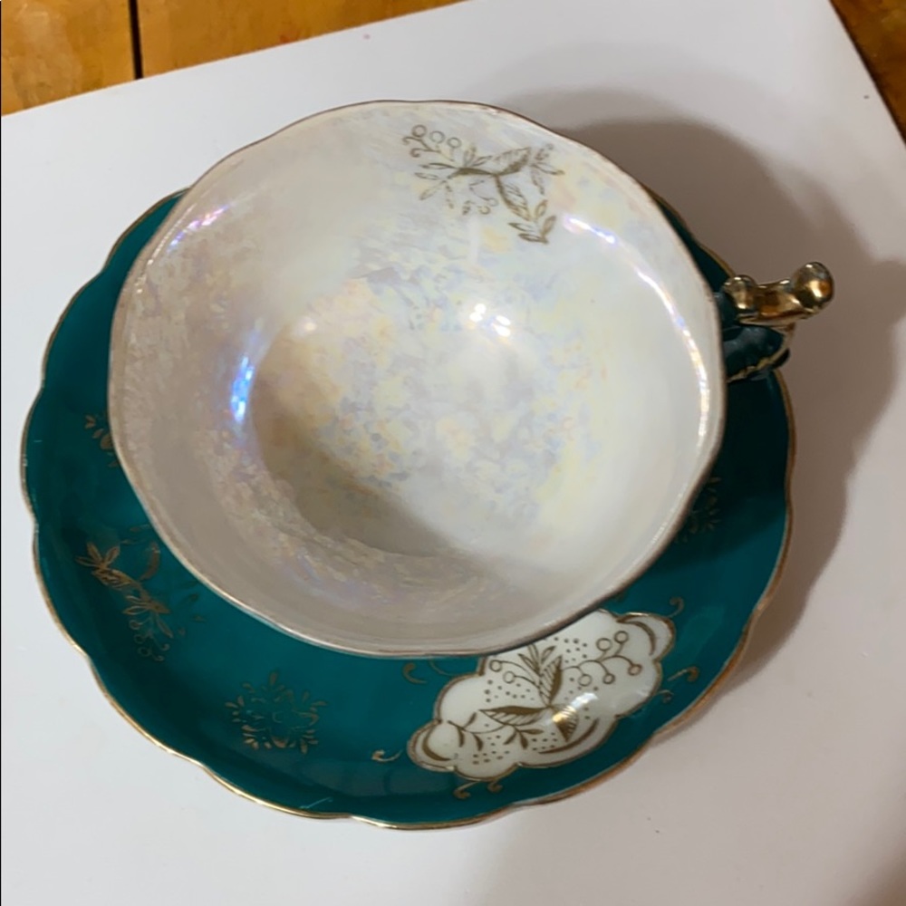Awesome tea set cup  hand painted